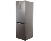 Холодильник Leran CBF 210 IX (NF, 317 л., 222+95 л., м/к снизу, дисплей, Fresh Zone, А+, 185*60*66, нерж)