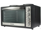 Плита эл. компактная Willmark WHO-366B (30 литров, 2  конфорки, термостат, 2900Вт, серо-черный)