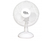 Вентилятор Oasis VT-25W2 (настольный, 2шт. в кор, 30Вт, 800 м³/ч, 2 скорости, белый)