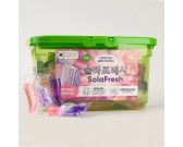 Капсулы для стирки SolaFresh LIME аромат цветов 30шт, бокс 1/12